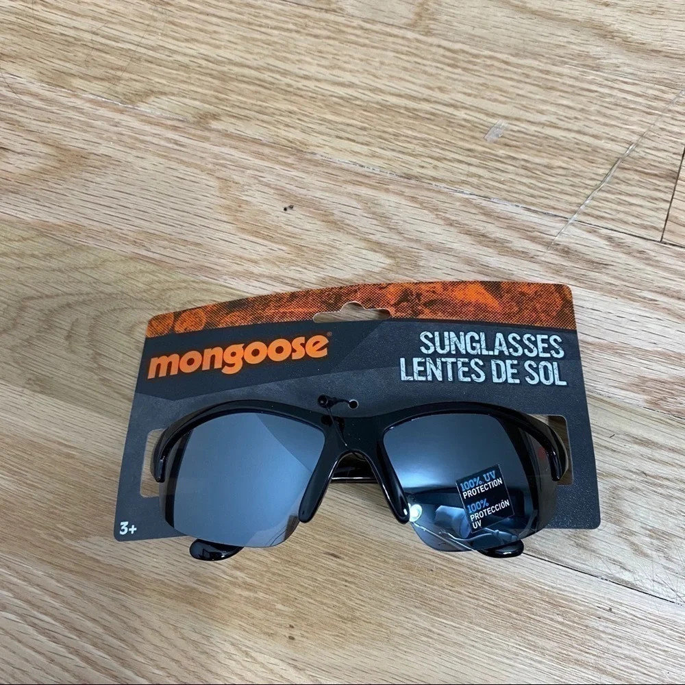 Mongoose Men’s Black Sunglasses NWT 100% UV